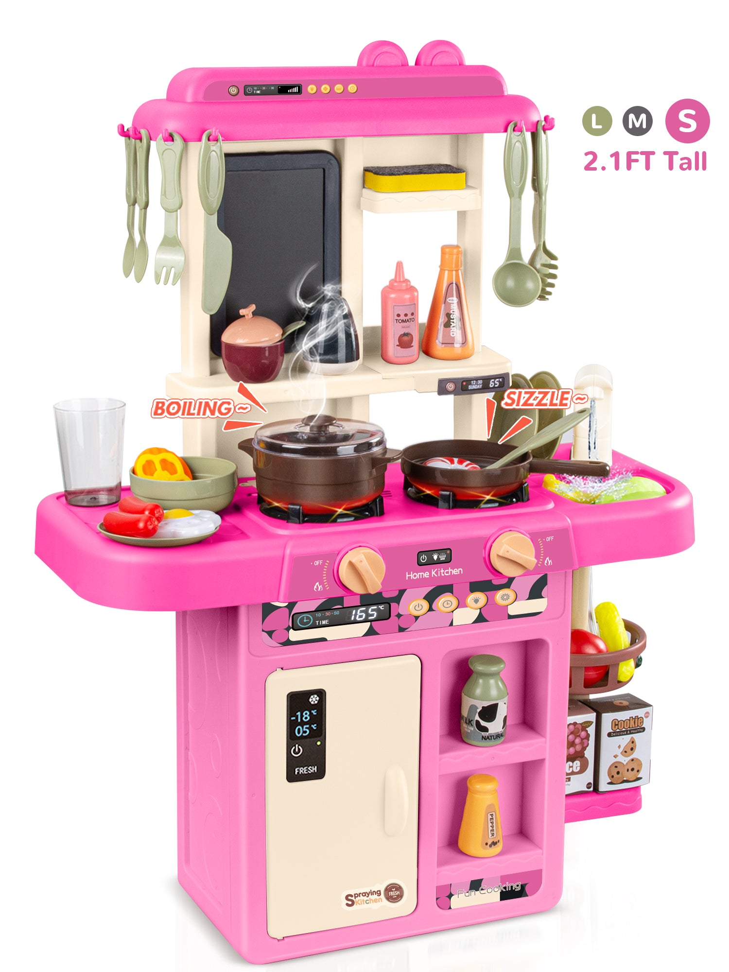 Wisairt Play Kitchen Set for Kids WISAIRT