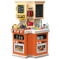 Wisairt Play Kitchen Set, 2.6FT Tall Kids Play Kitchen